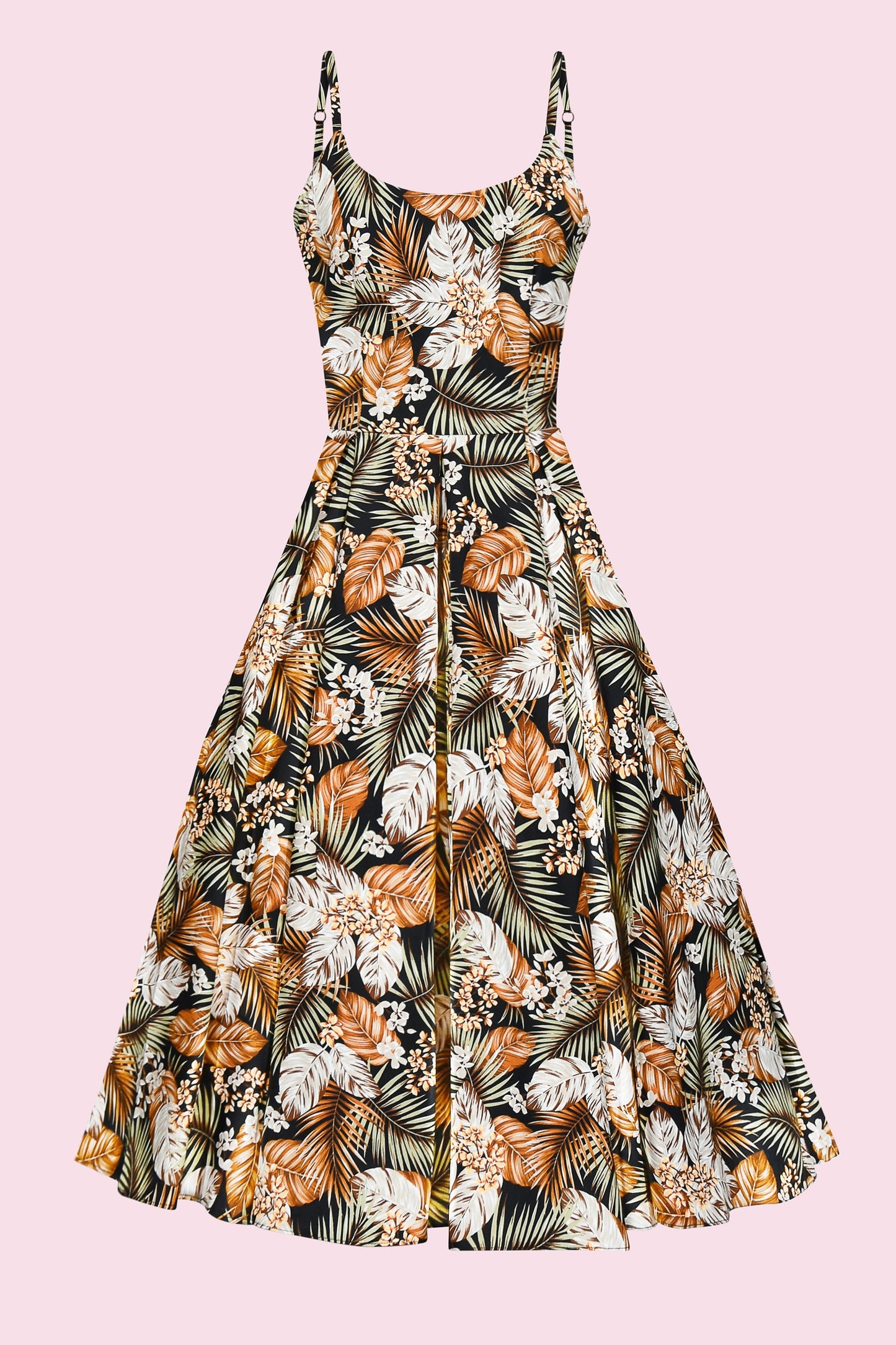Priscilla Tiki Midi Dress