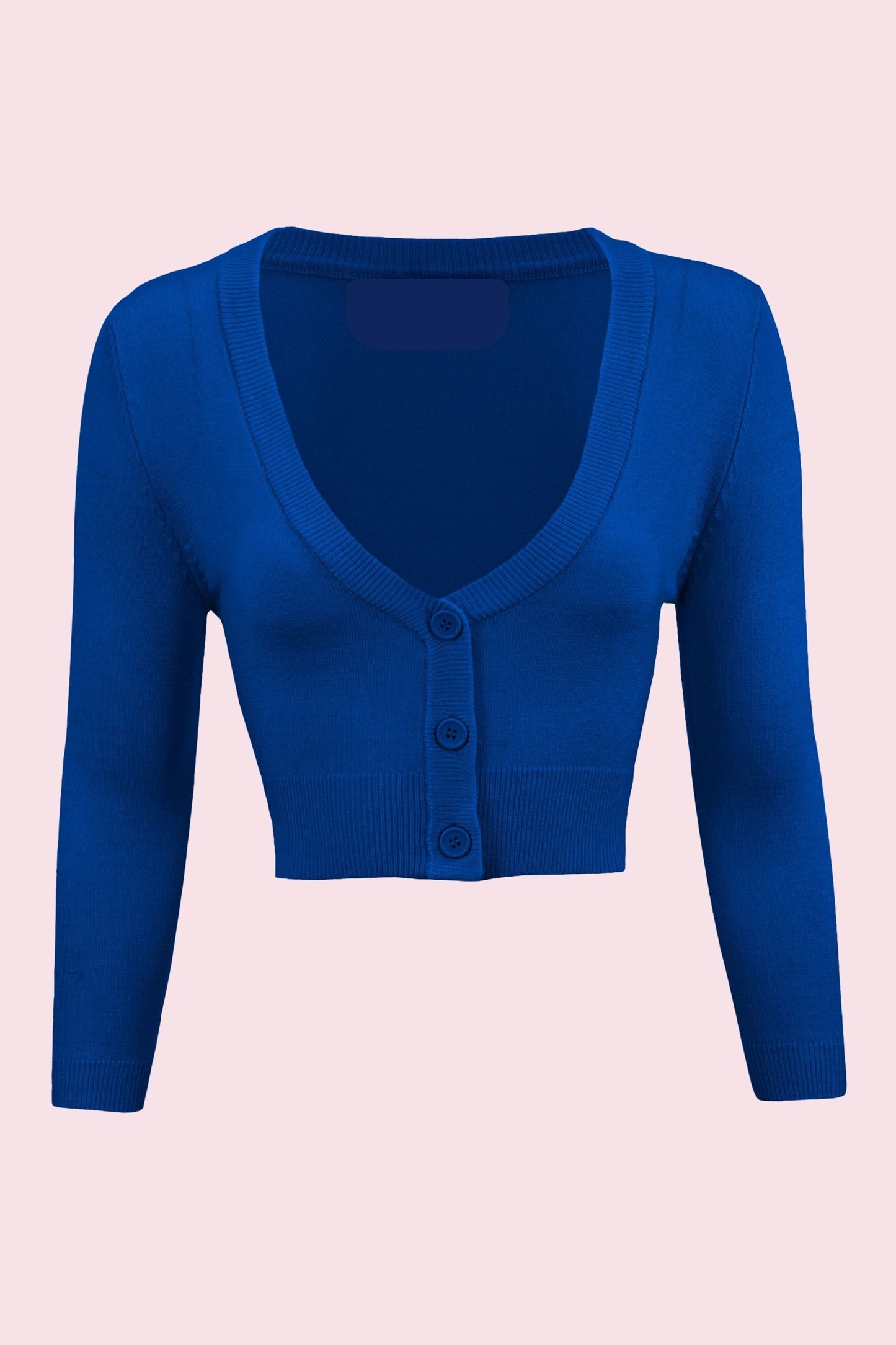 Vintage Cropped ¾ Sleeve Cardigan