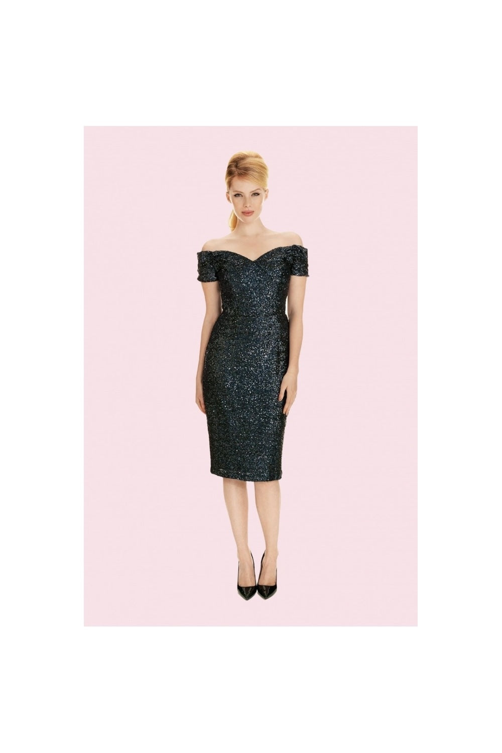 Fatale Sequin Pencil Dress