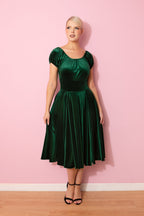 Hayworth Velvet Midi Dress