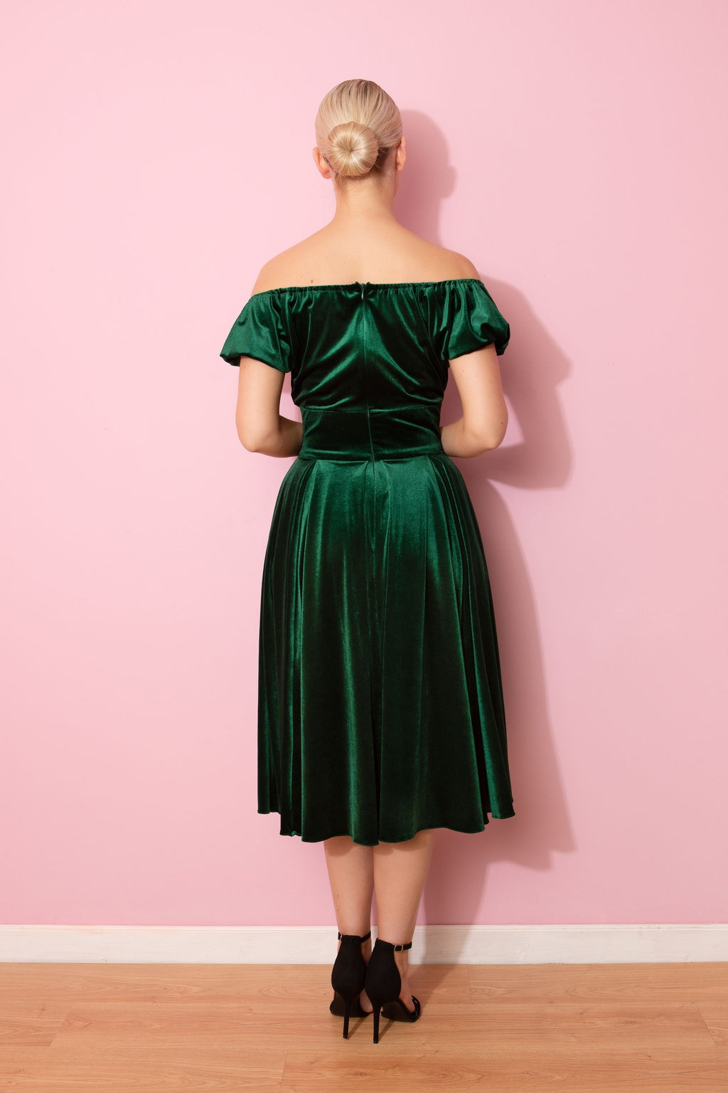 Hayworth Velvet Midi Dress