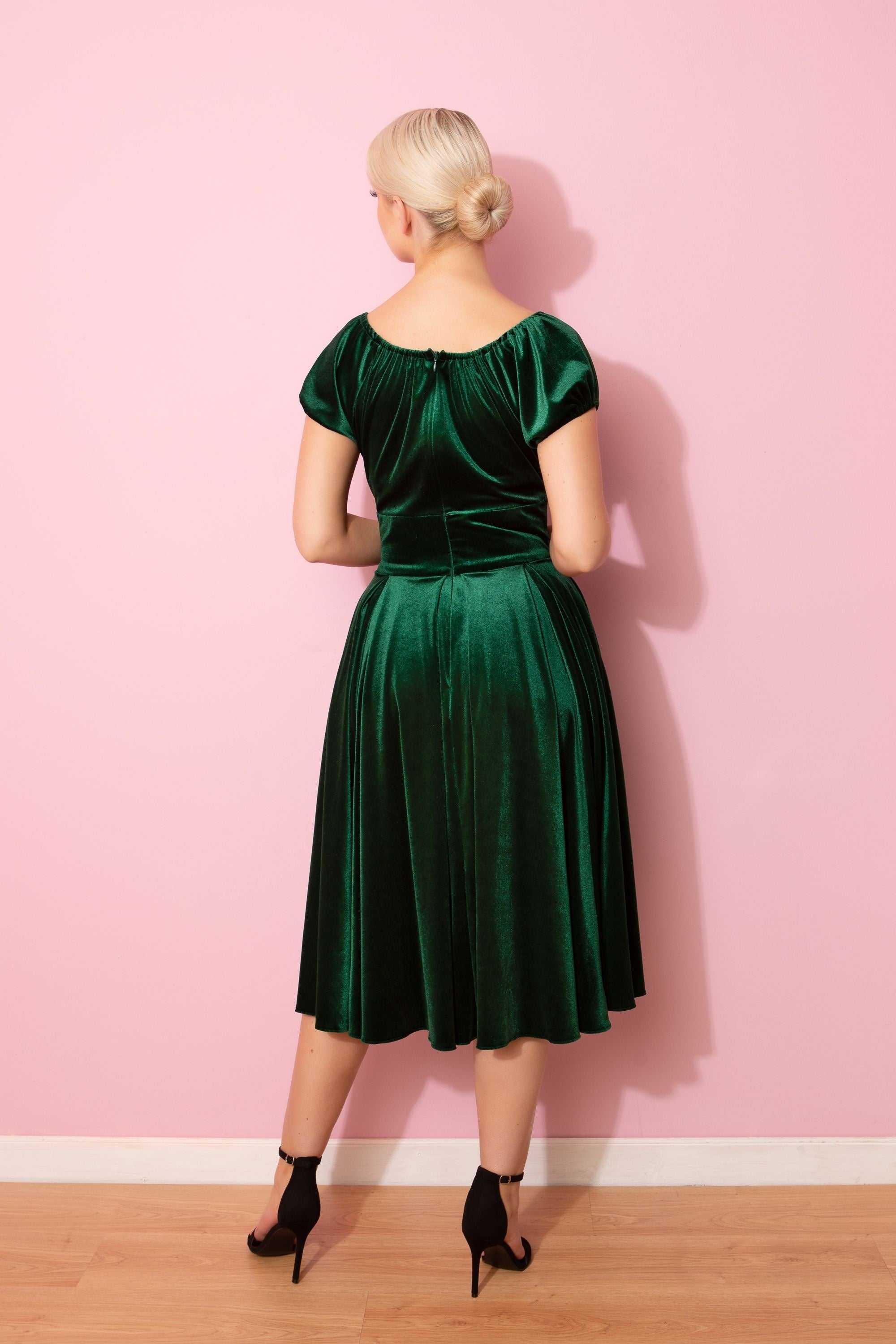 Hayworth Velvet Midi Dress