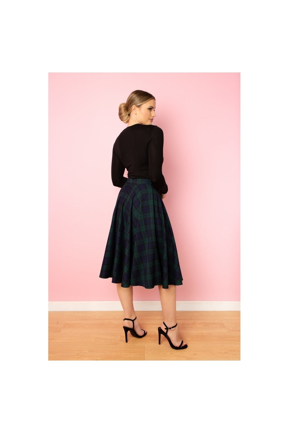 TPDC Tartan Circle Midi Skirt