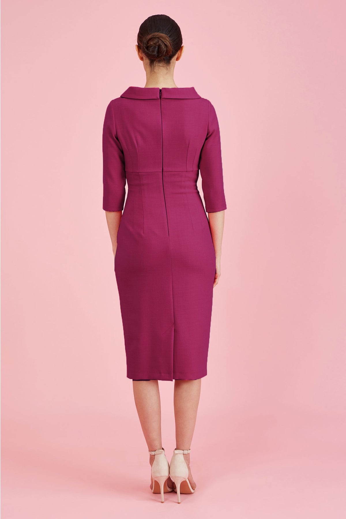 Kennedy Roll Collar Pencil Dress