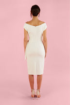 Hourglass Off The Shoulder Pencil Dress