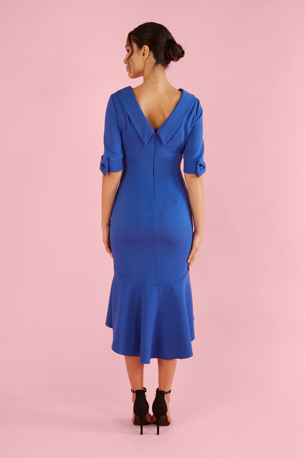 Hollywood Waterfall Hem Dress