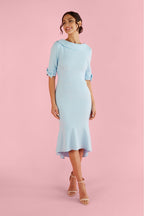 Hollywood Waterfall Hem Dress