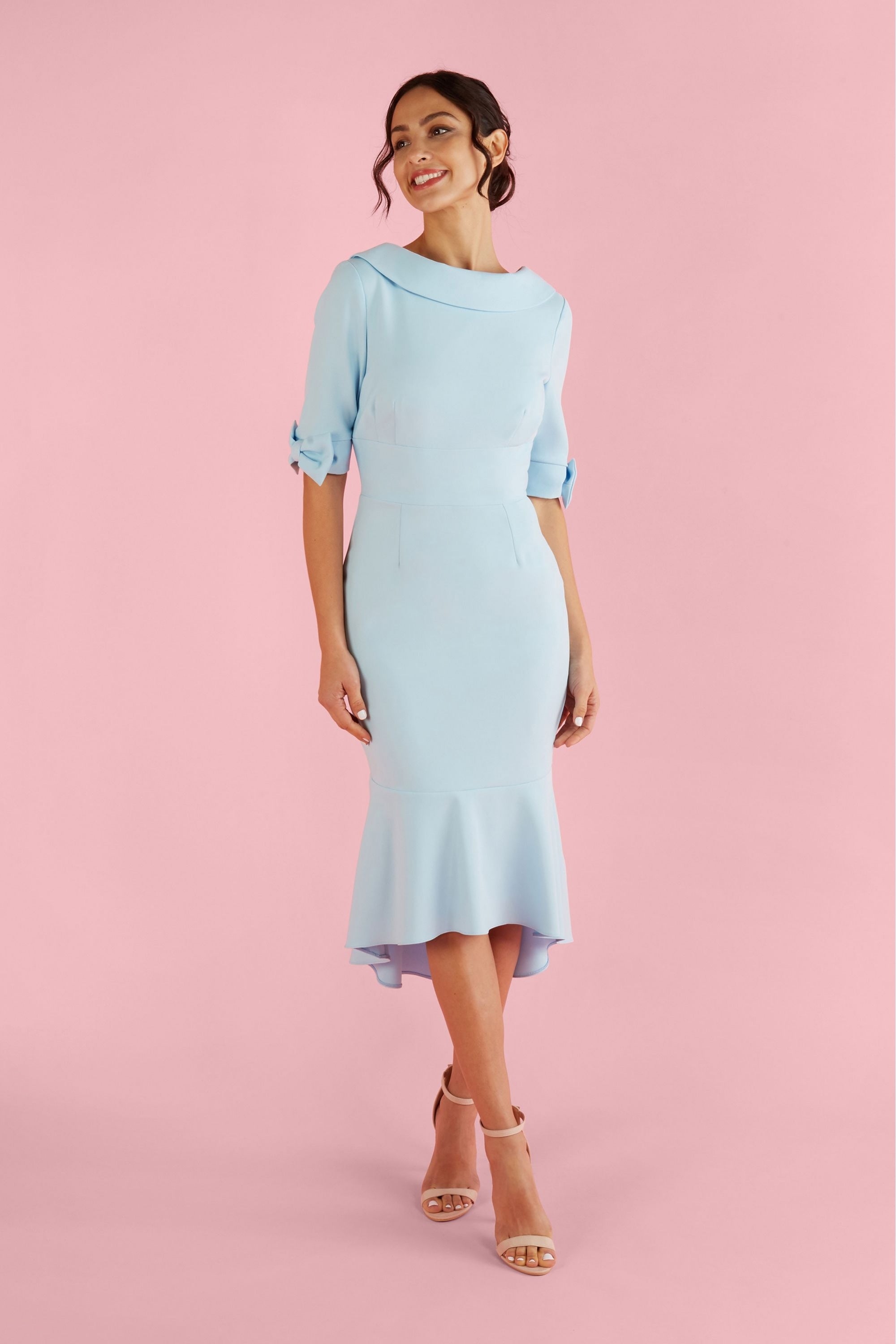 Hollywood Waterfall Hem Dress