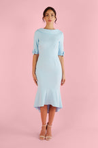 Hollywood Waterfall Hem Dress