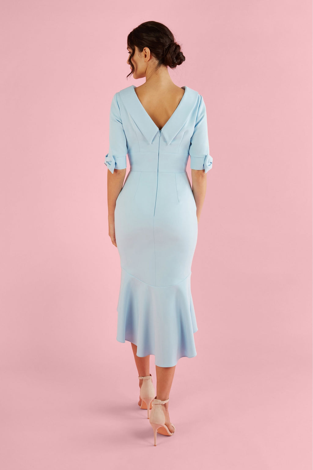Hollywood Waterfall Hem Dress