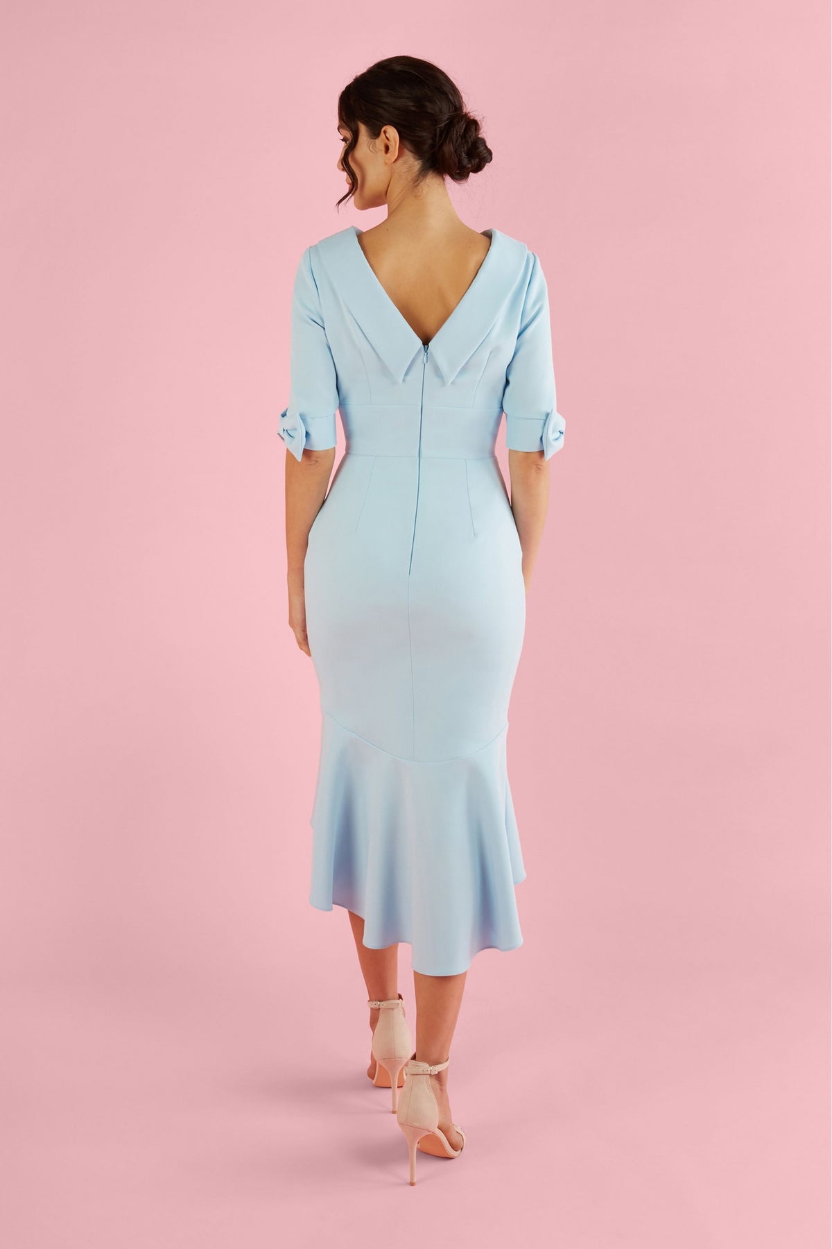Hollywood Waterfall Hem Dress