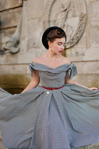 Tilly Dogtooth Prom Dress