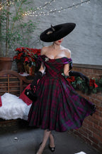 Tilly Berry Tartan Prom Dress