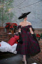 Tilly Berry Tartan Prom Dress