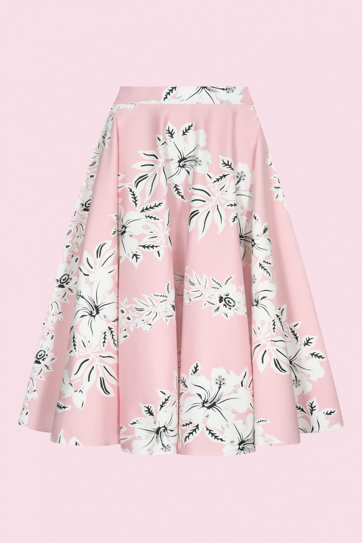 Vintage Hawaiian Circle Swing Skirt