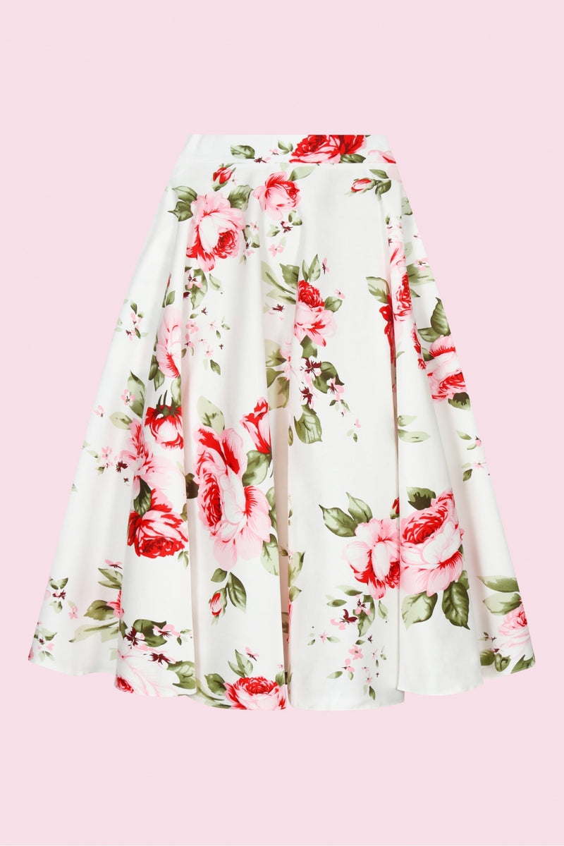 Chartwell Circle Swing Skirt - Ivory