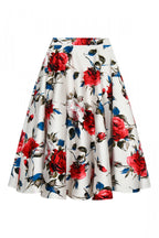 Carmen Rose Print Circle Skirt
