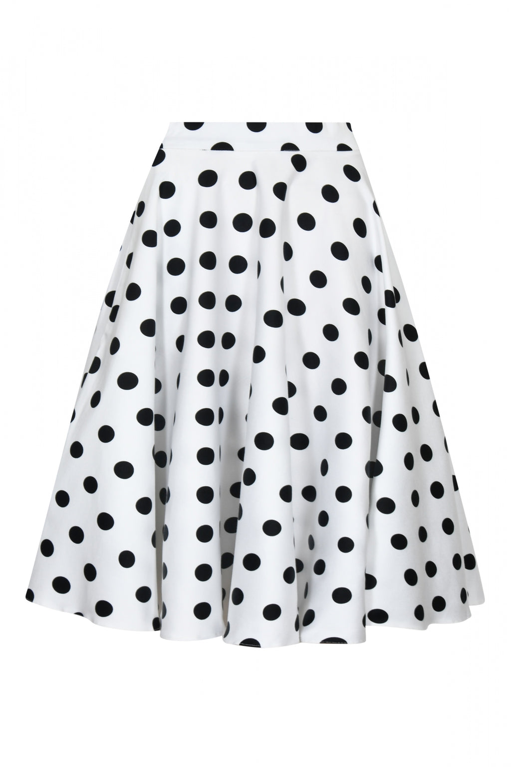 Polka Dot Circle Swing Skirt