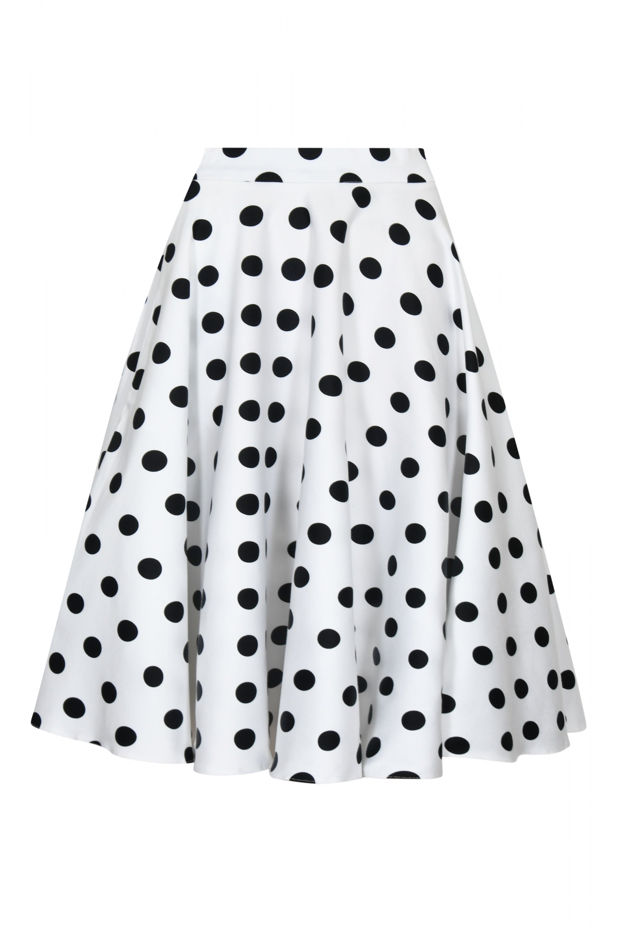 Polka Dot Circle Swing Skirt