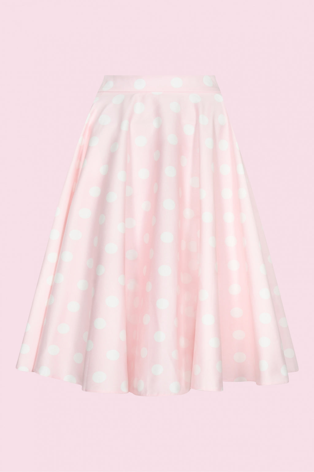 Polka Dot Circle Swing Skirt