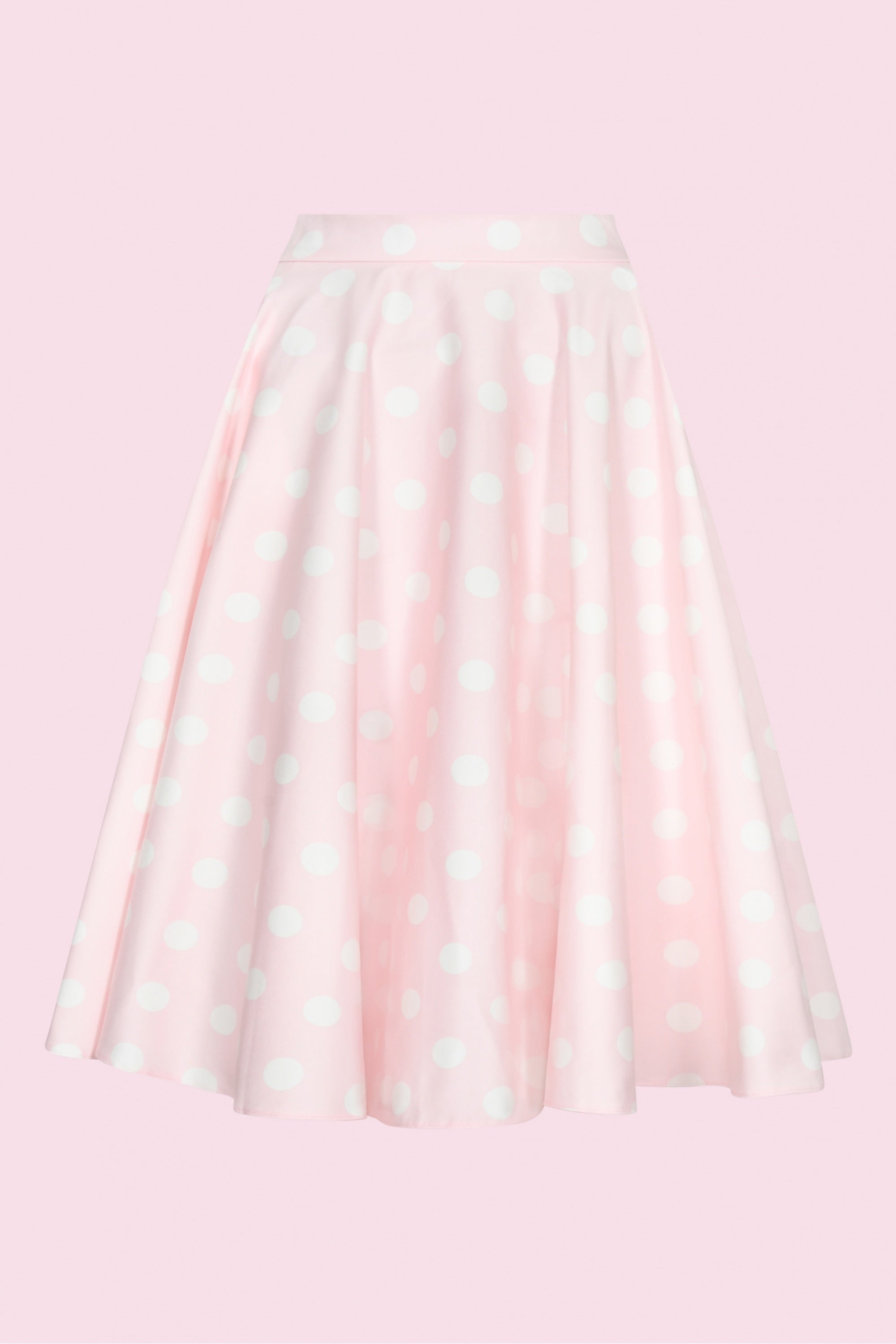 Polka Dot Circle Swing Skirt