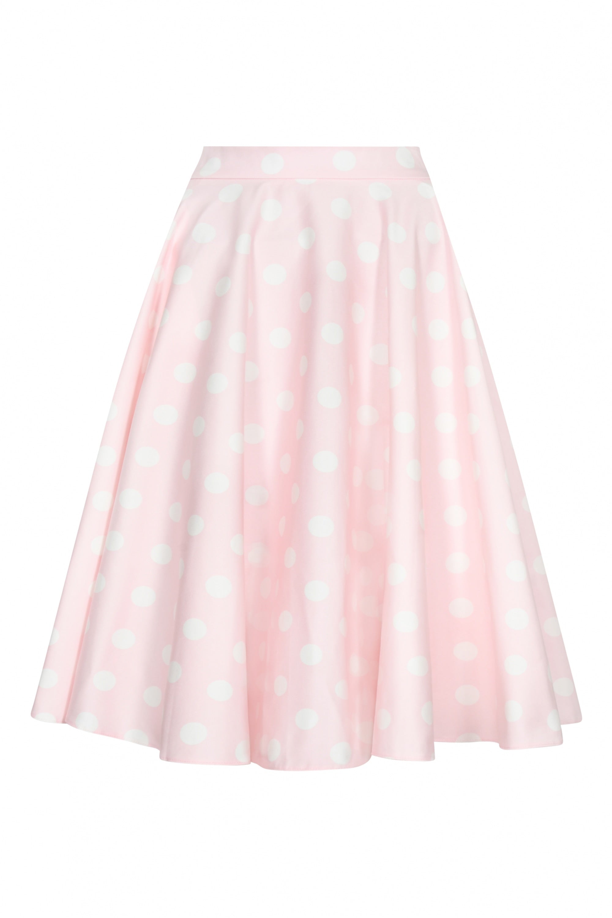 Polka Dot Circle Swing Skirt