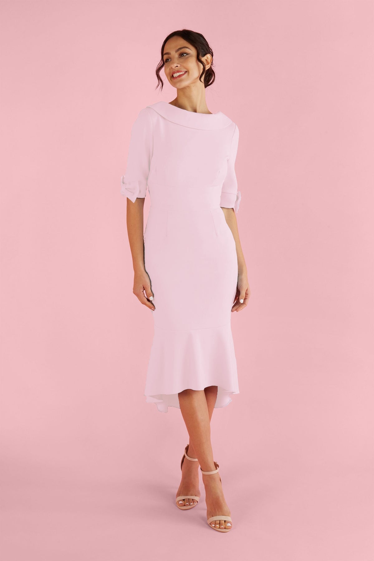 Hollywood Waterfall Hem Dress