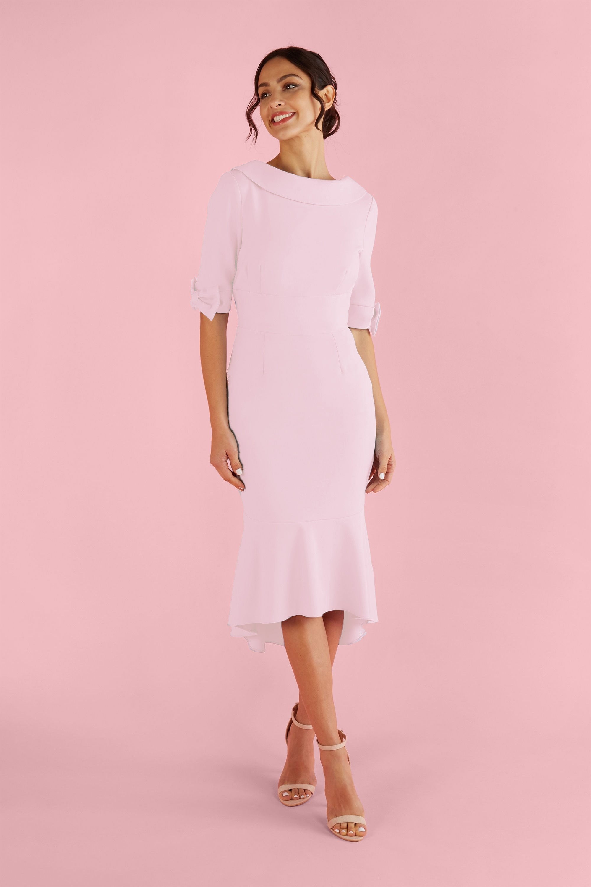 Hollywood Waterfall Hem Dress