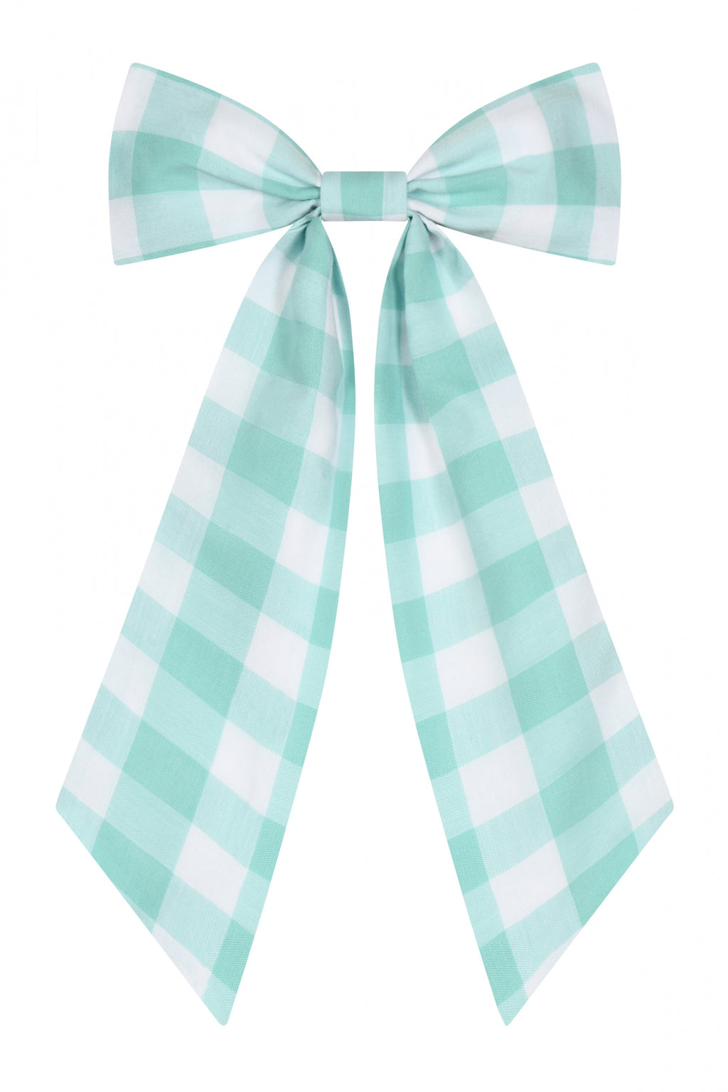Large Gingham Hair Bow