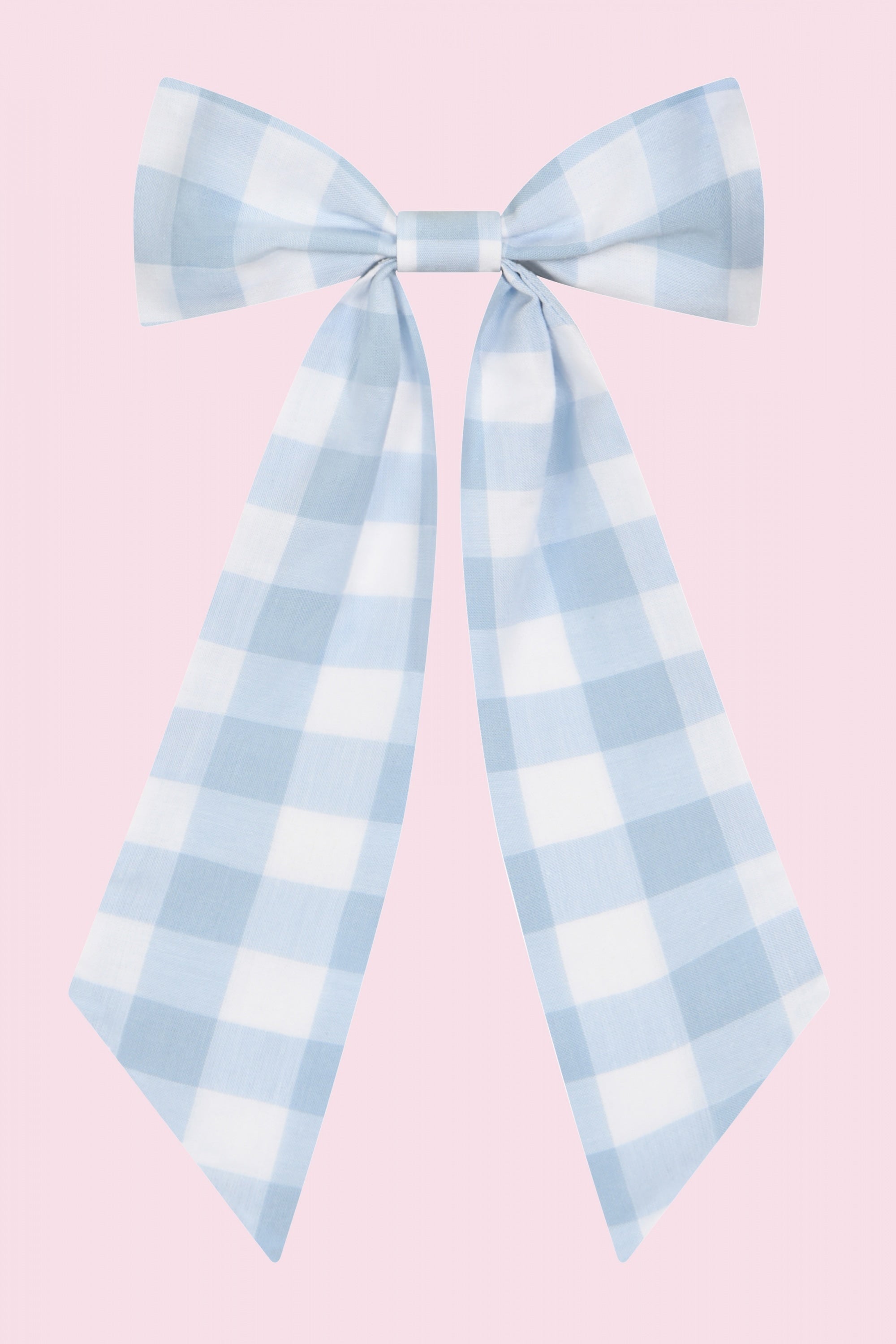 Large Gingham Hair Bow