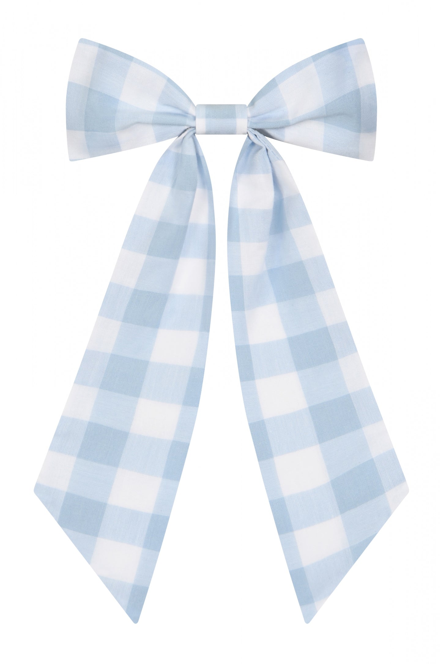 Large Gingham Hair Bow