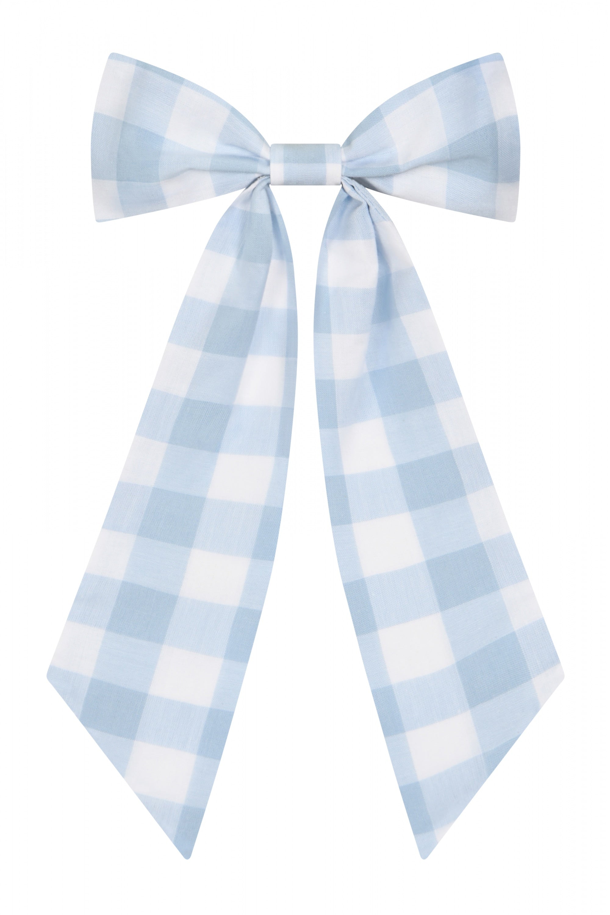 Large Gingham Hair Bow