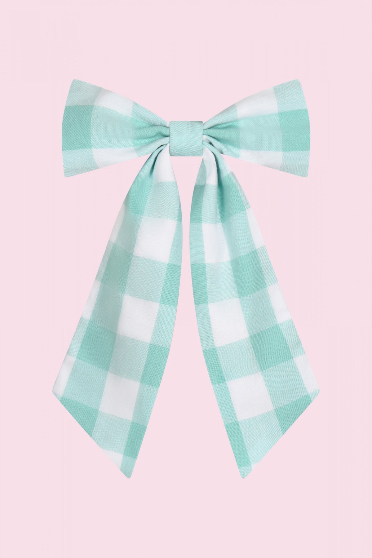 Small Gingham Hair Bow