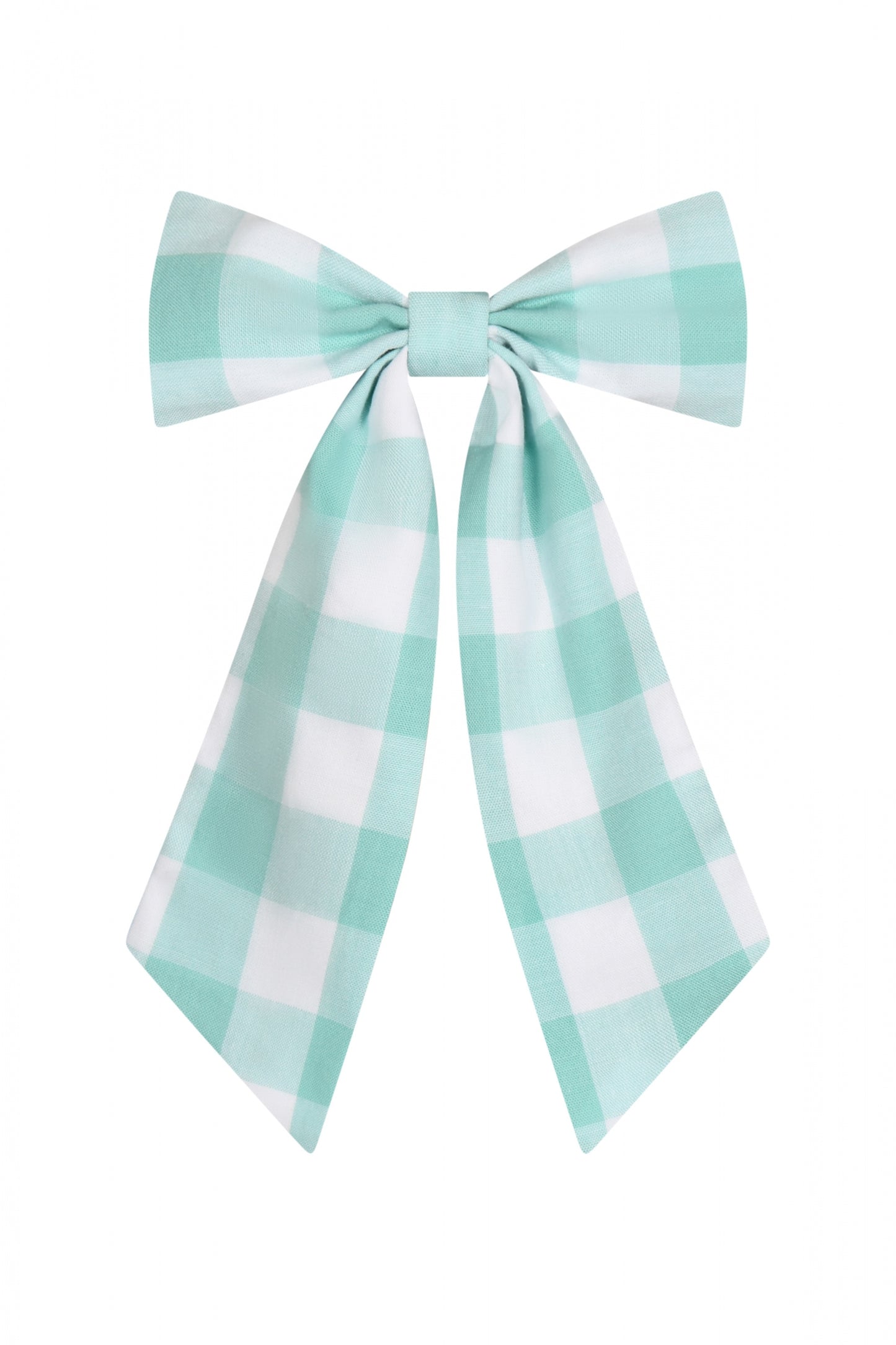 Small Gingham Hair Bow