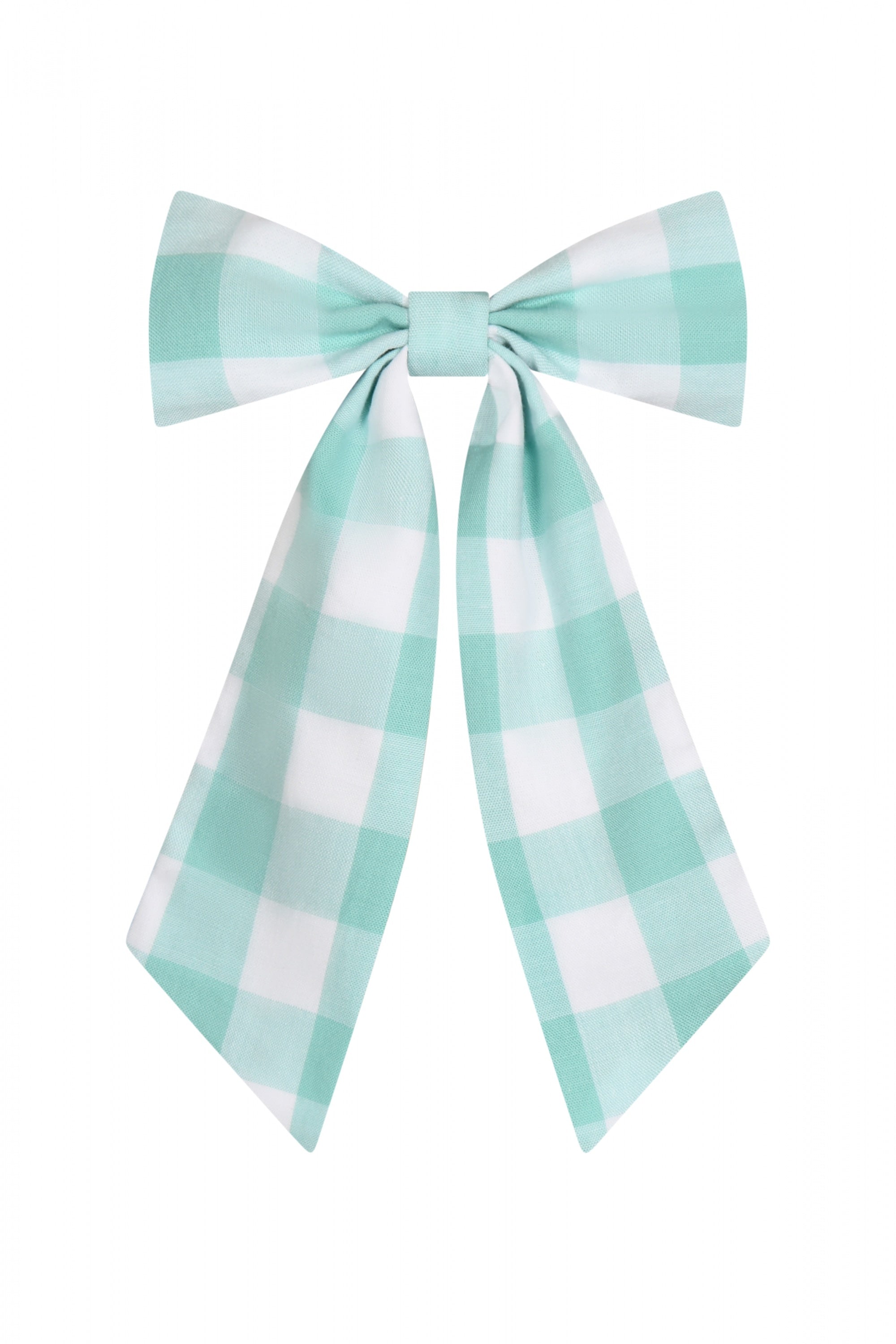 Small Gingham Hair Bow
