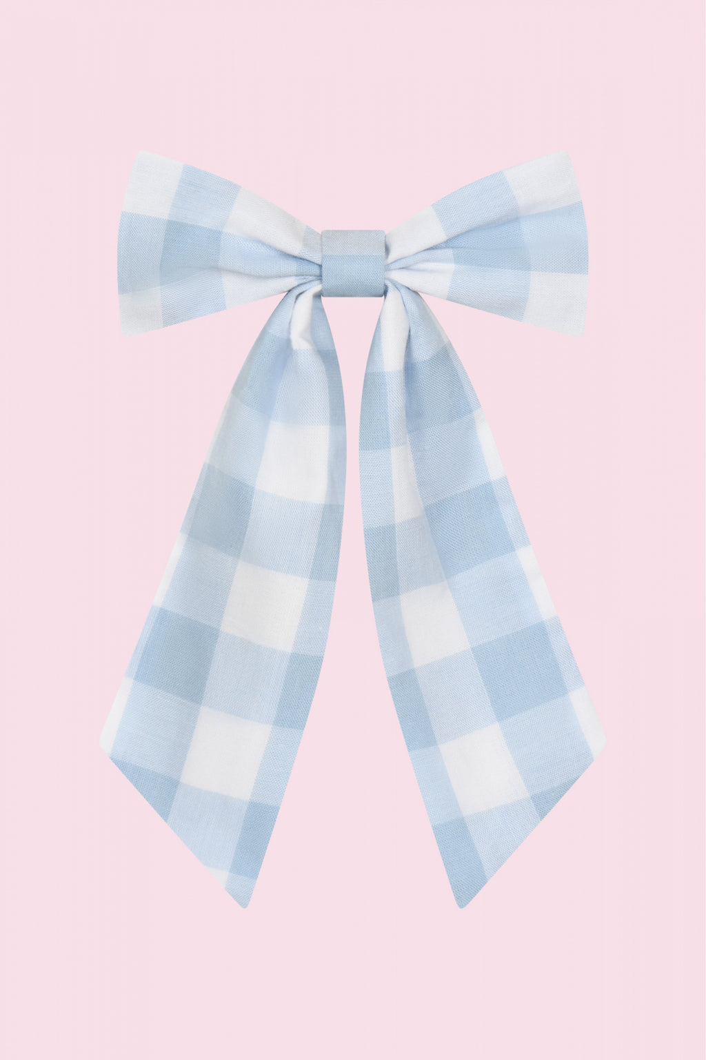 Small Gingham Hair Bow