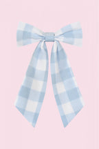 Small Gingham Hair Bow