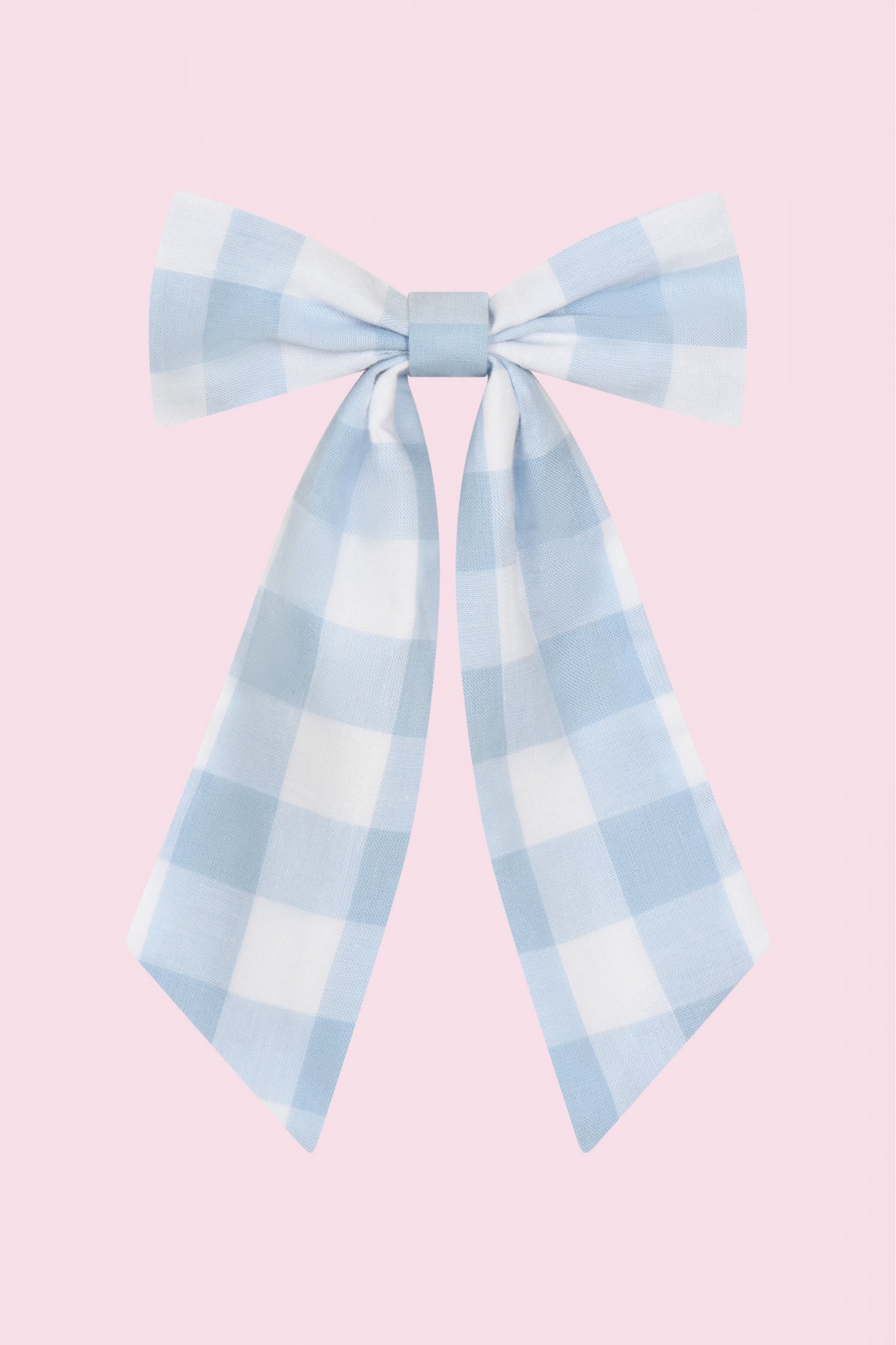 Small Gingham Hair Bow
