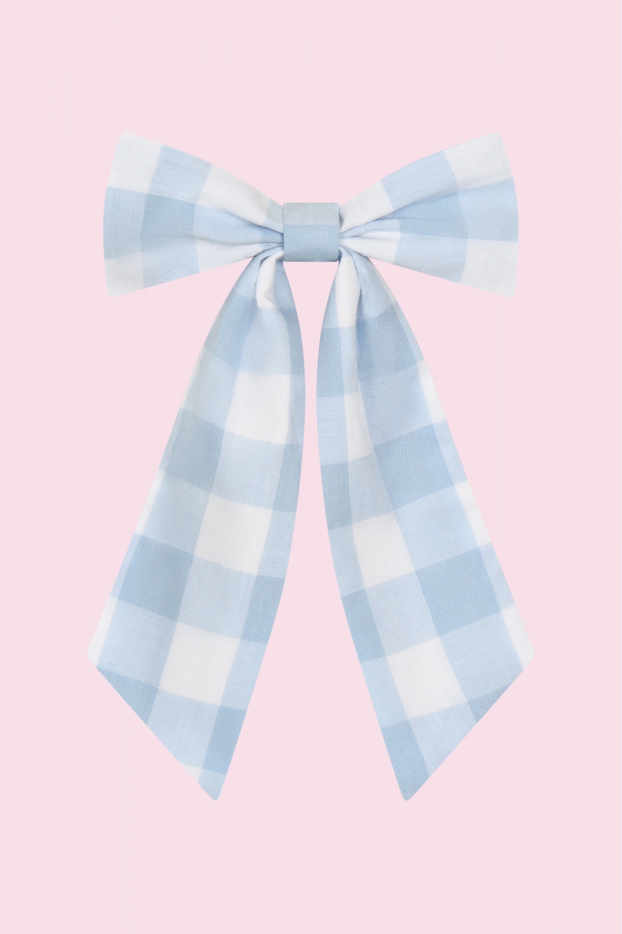 Small Gingham Hair Bow