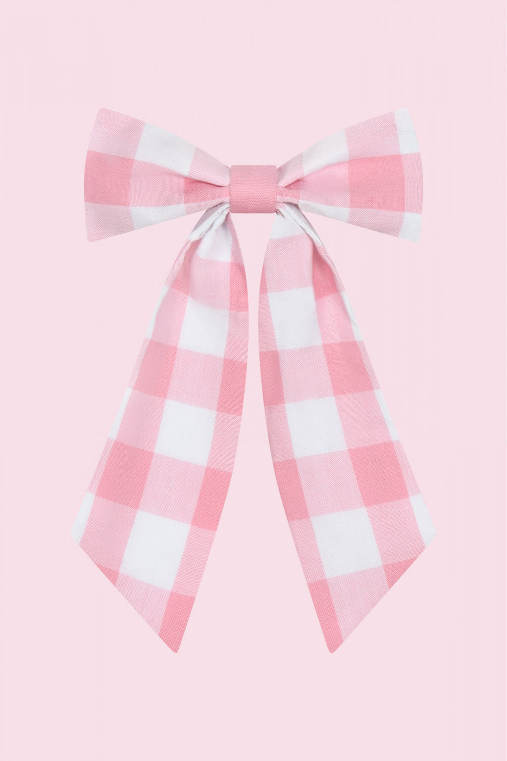 Small Gingham Hair Bow