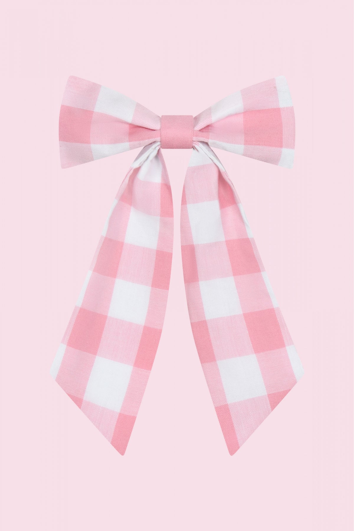 Small Gingham Hair Bow