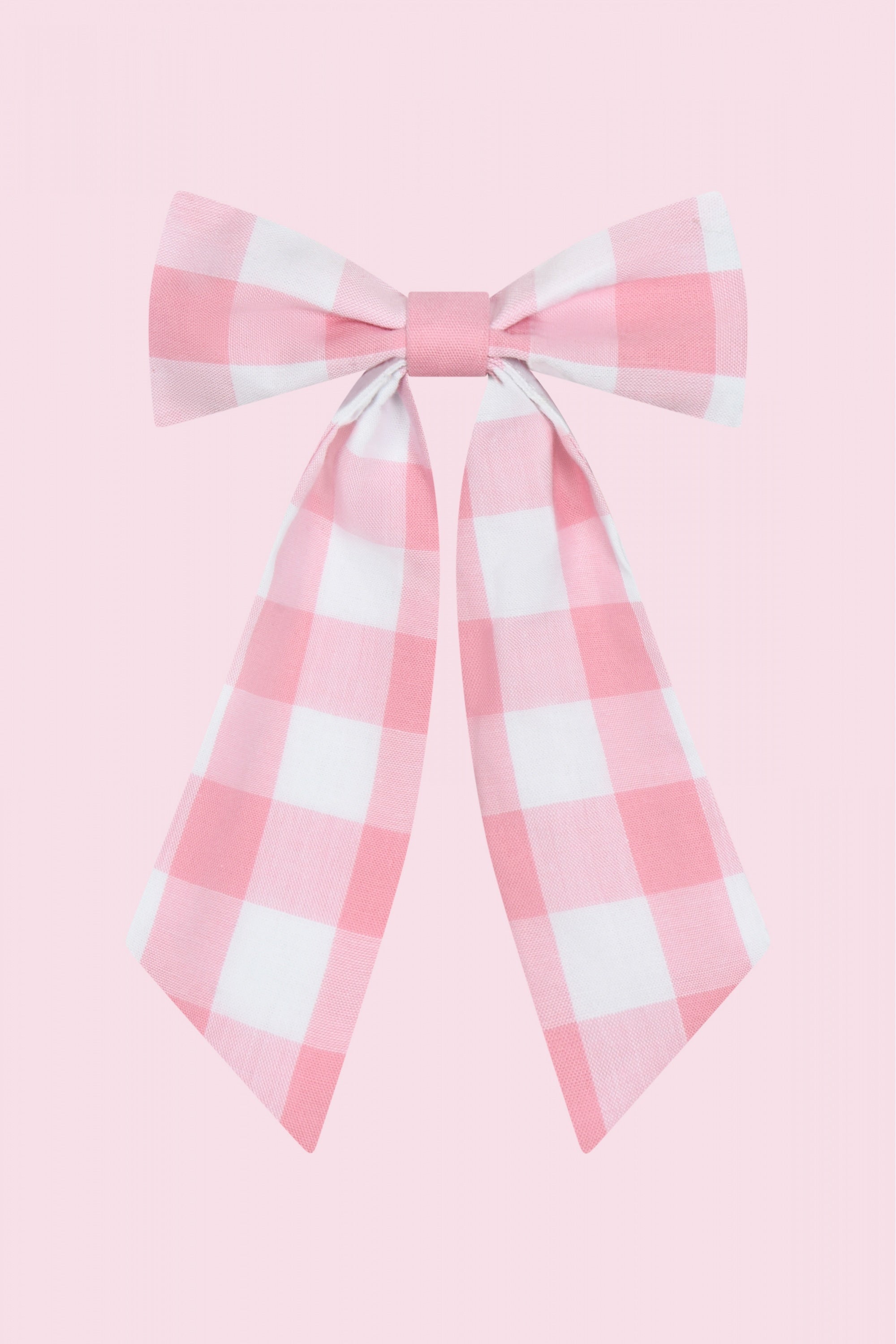 Small Gingham Hair Bow