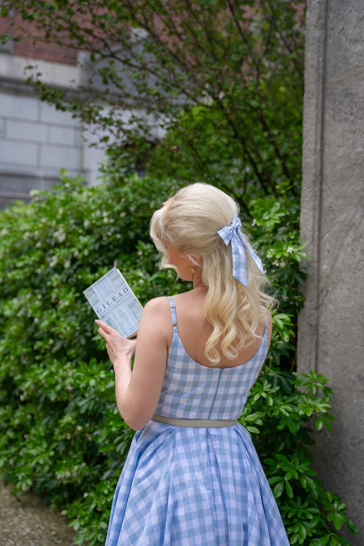 Small Gingham Hair Bow