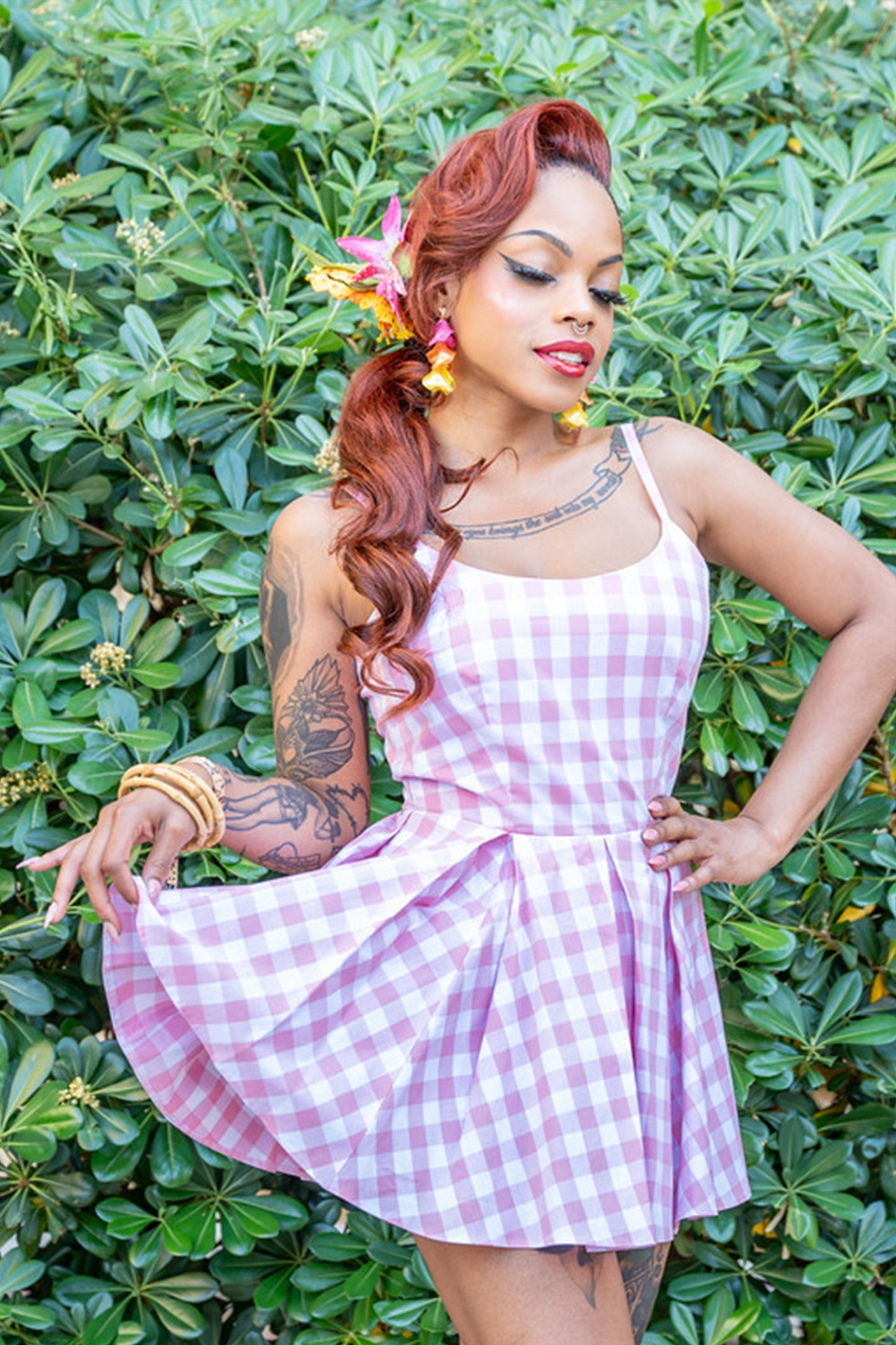 Priscilla Gingham Playsuit