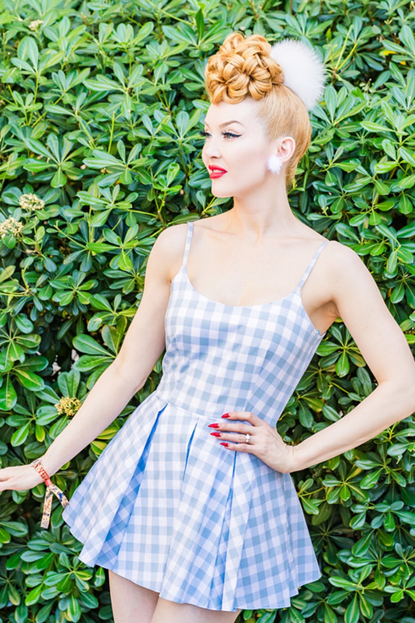 Priscilla Gingham Playsuit