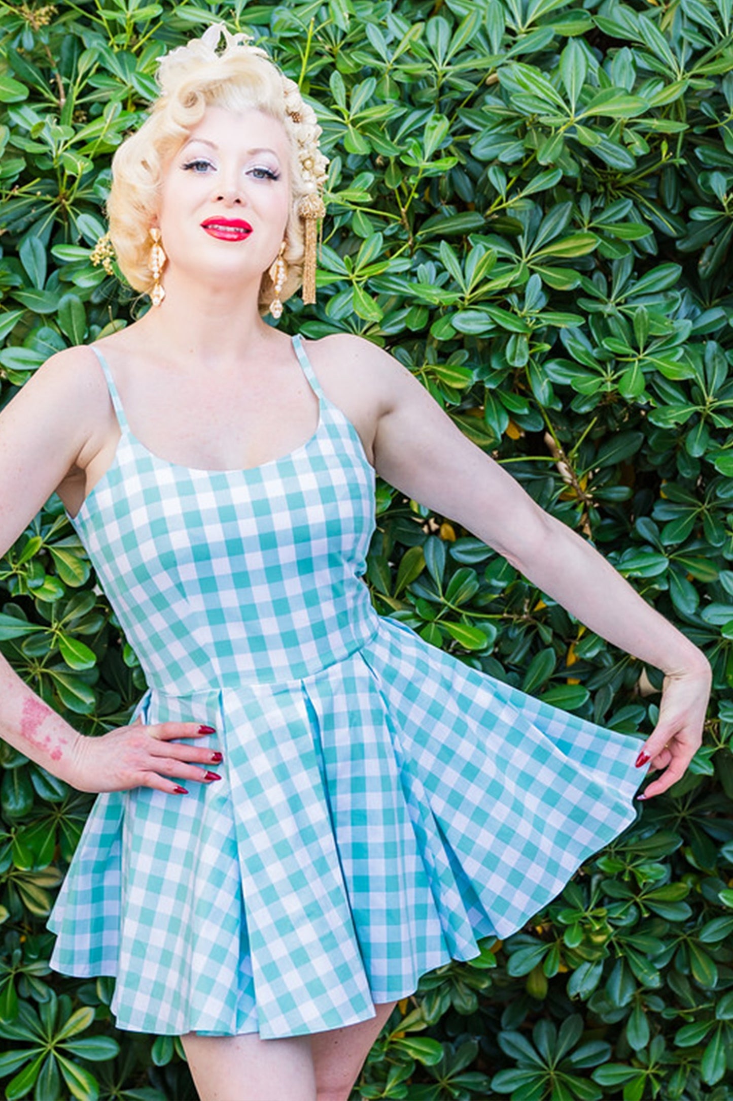 Priscilla Gingham Playsuit