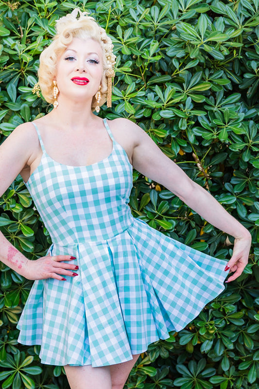 Priscilla Gingham Playsuit