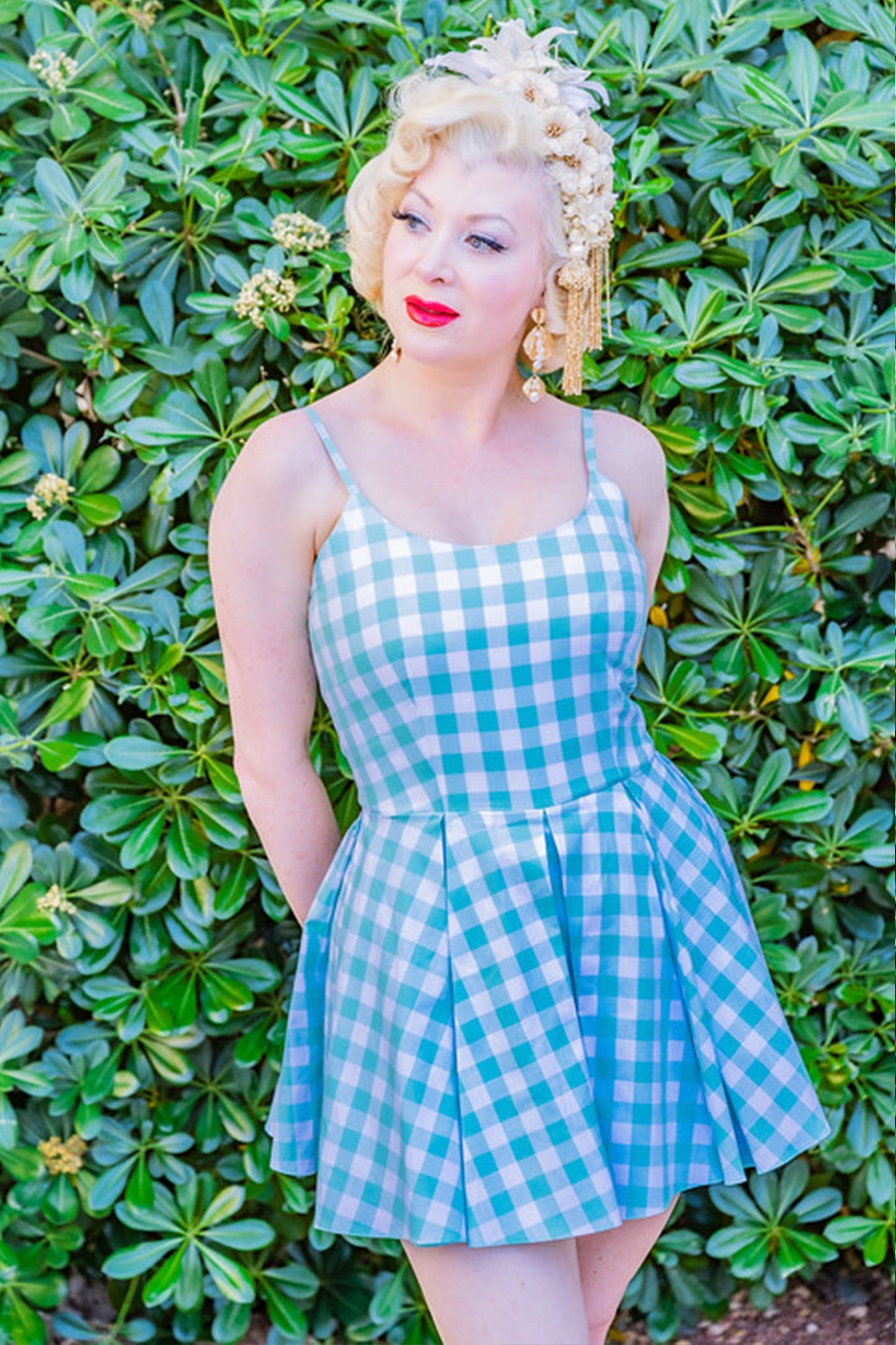Priscilla Gingham Playsuit