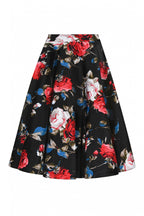 Carmen Rose Print Circle Skirt