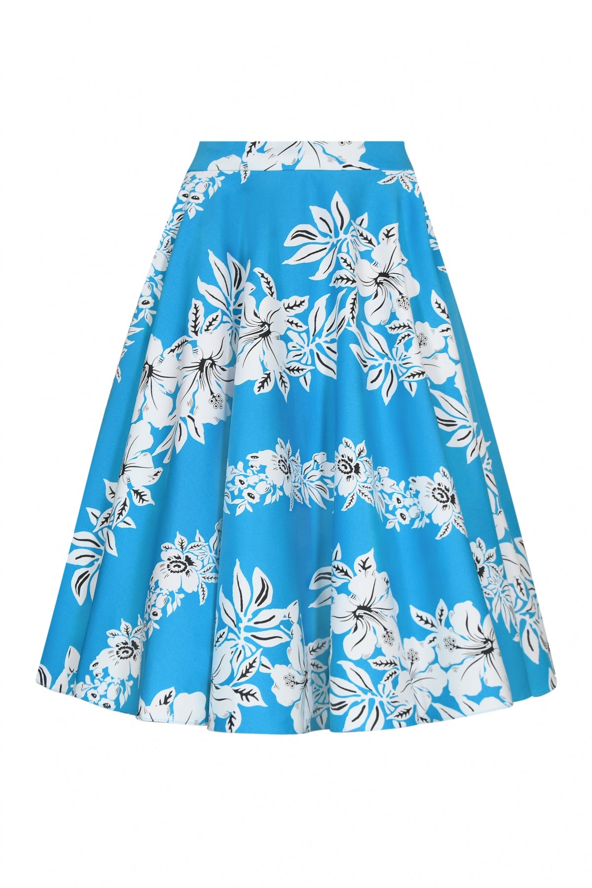 Vintage Hawaiian Circle Swing Skirt